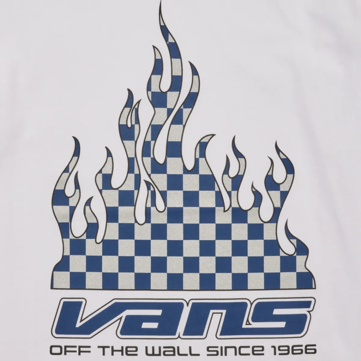 T-shirts & Polos^Vans - REFLECTIVE CHECKERBOARD FLAME SS Blanc