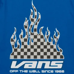 T-shirts & Polos^Vans - REFLECTIVE CHECKERBOARD FLAME SS Bleu
