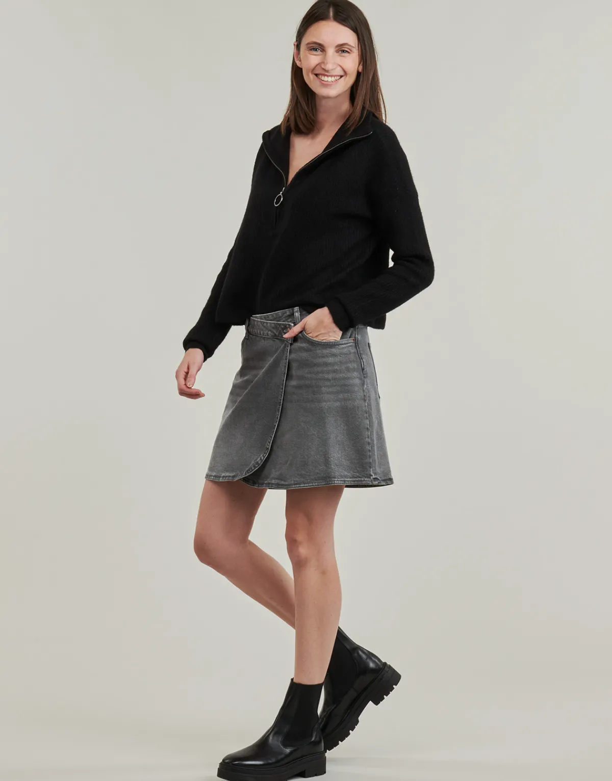 Jupes^Vero Moda - VMBETTY Gris