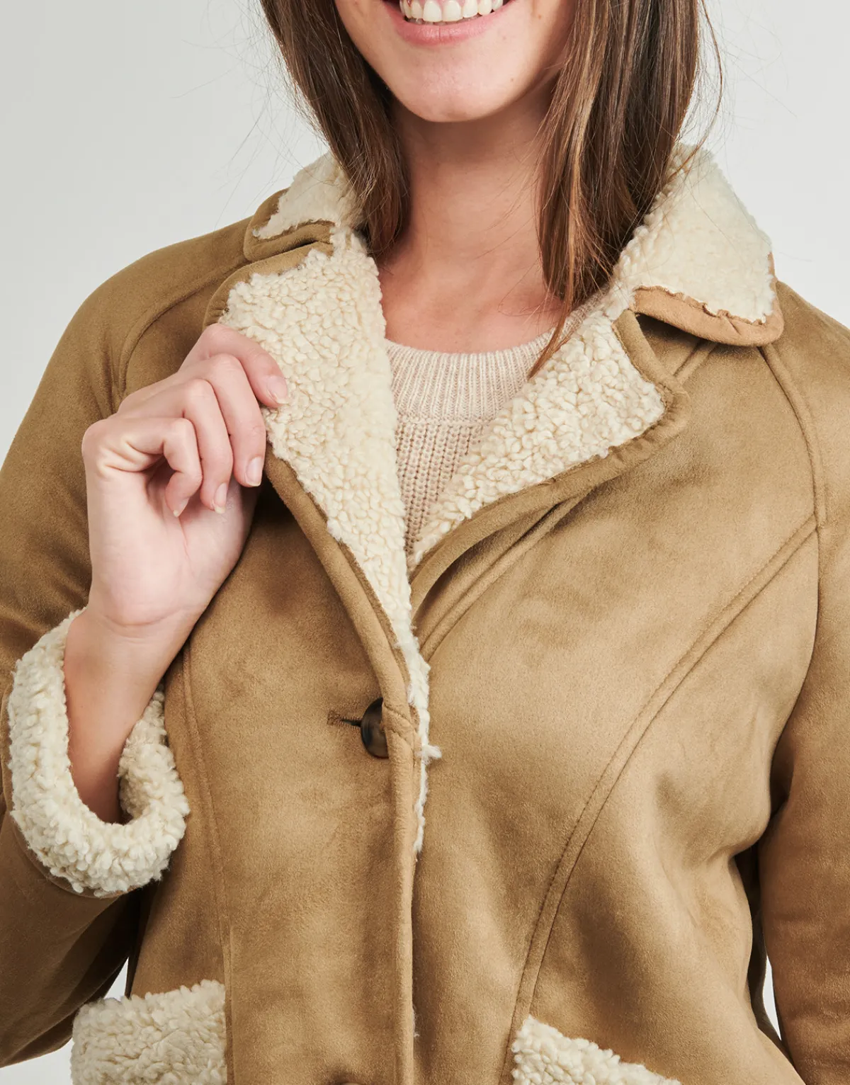 Manteaux^Vero Moda - VMELLA Cognac