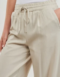 Pantalons^Vero Moda - VMJESMILO Beige