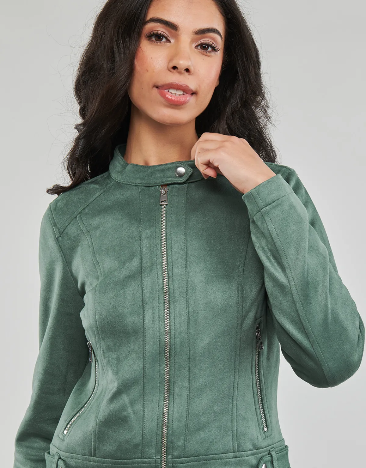 Vestes^Vero Moda - VMJOSE MARI SHORT FAUX SUEDE JACKET BOOS Vert