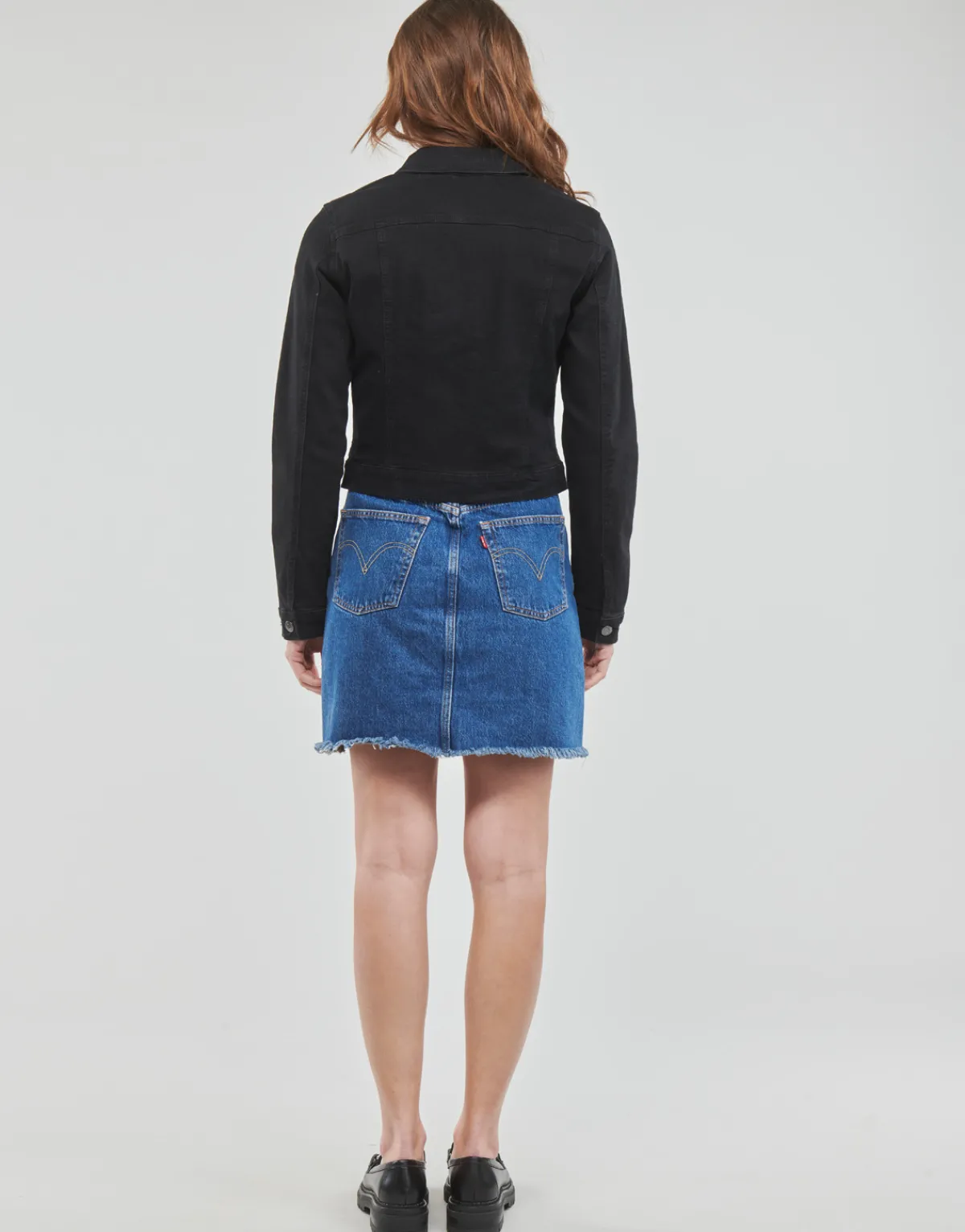 Vestes^Vero Moda - VMLUNA LS SLIM DNM JACKET MIX GA NOOS Noir
