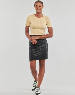 Jupes^Vero Moda - VMOLYMPIA HW SHORT PL SKIRT NOOS Noir