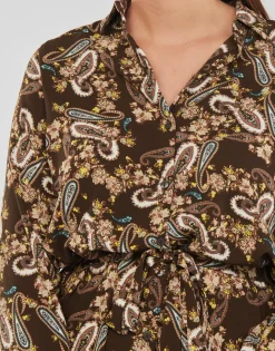 Robes^Vero Moda - VMSAGA Marron?Beige