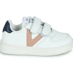 Baskets Mode^Victoria - TIEMPO EFECTO PIEL & COL Blanc