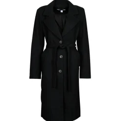 Manteaux^Vila - VIPOKO LONG BELT COAT Noir