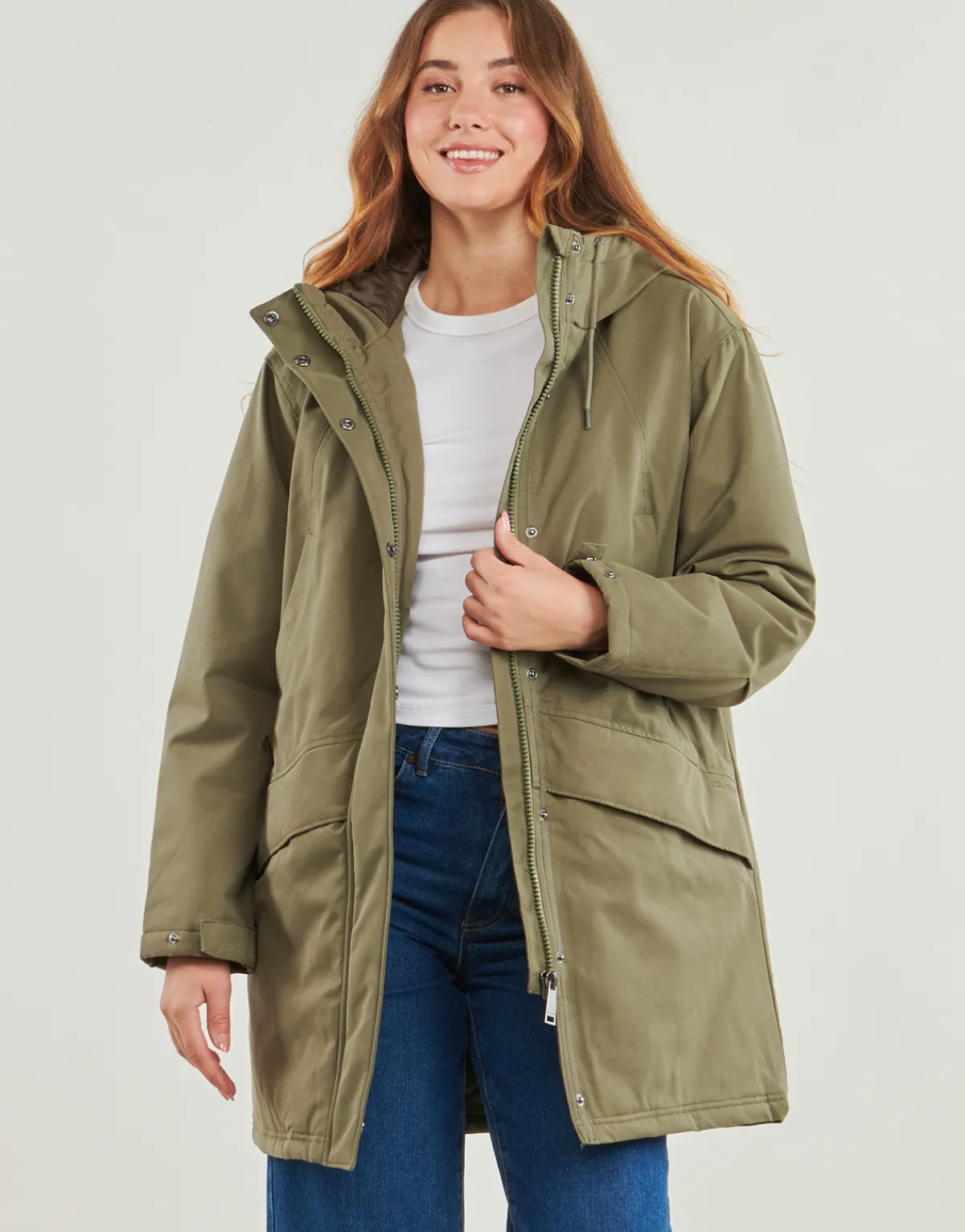 Manteaux^Volcom - SOMESTONE 10K PARKA Kaki