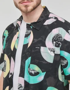 Chemises^Volcom - V ENT LP WOVEN SS Noir