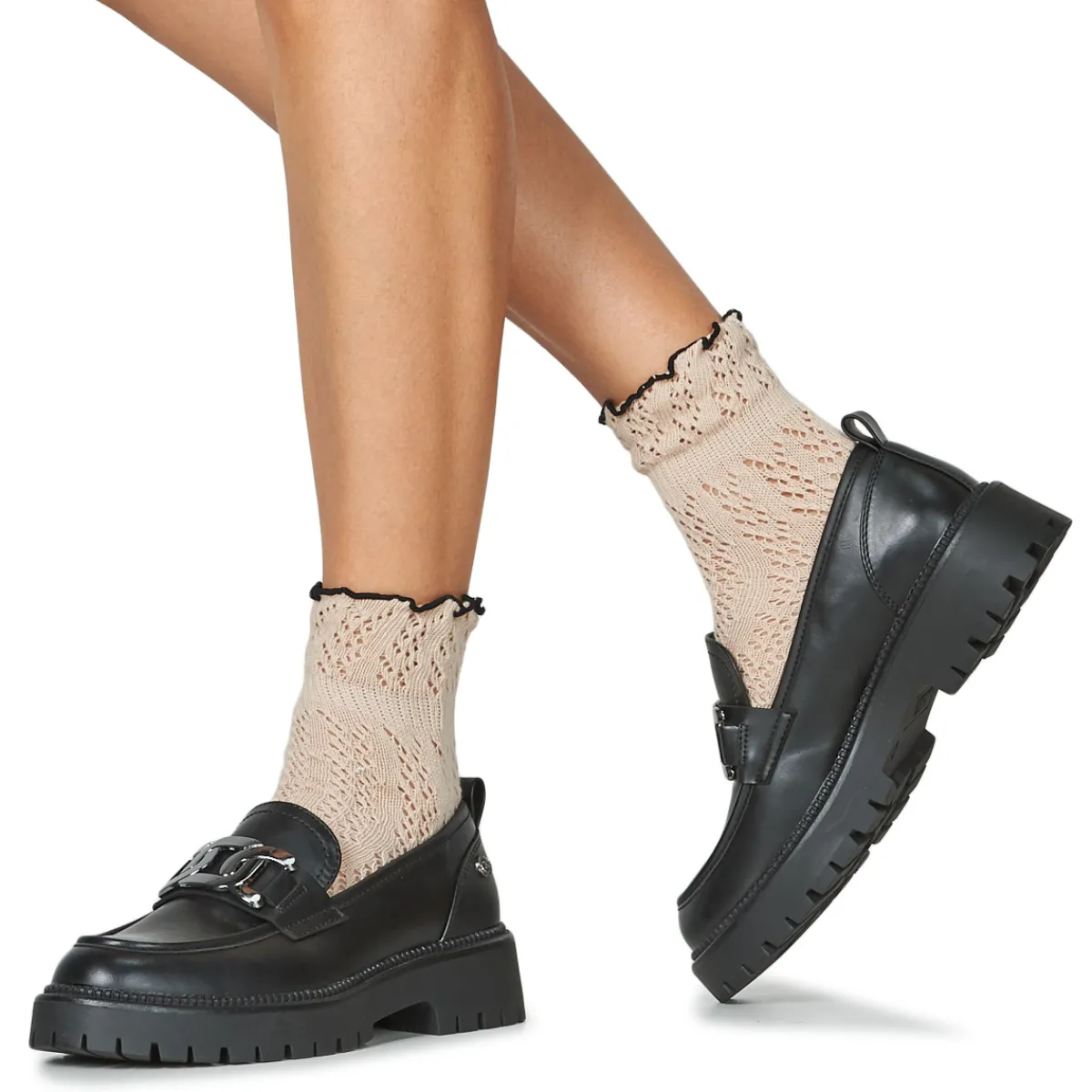 Mocassins & Chaussures Bateau^Xti - 143291-BLACK Noir