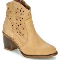Bottines / Boots^YOKONO - ORNE-004-SERRAJE-BEIG Taupe