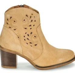 Bottines / Boots^YOKONO - ORNE-004-SERRAJE-BEIG Taupe