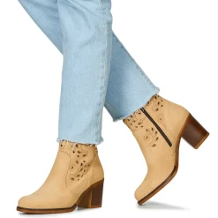 Bottines / Boots^YOKONO - ORNE-004-SERRAJE-BEIG Taupe