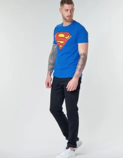 T-shirts & Polos^Yurban - SUPERMAN LOGO CLASSIC Bleu