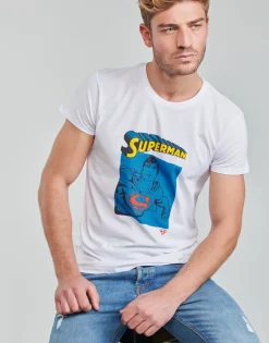 T-shirts & Polos^Yurban - SUPERMAN PEDREUX Blanc